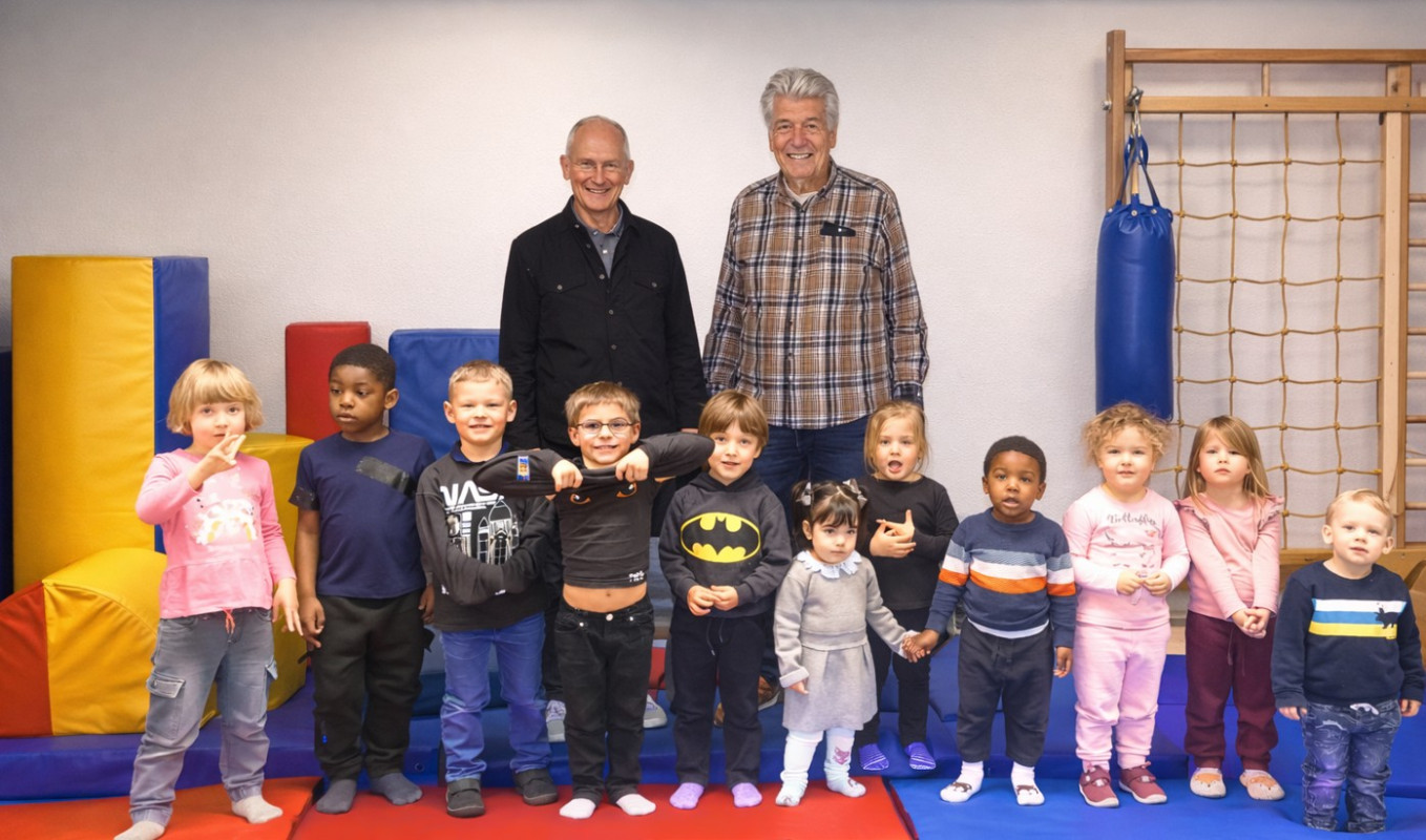 Kita Gerberstrasse mit Stifter Wolfgang Witschel